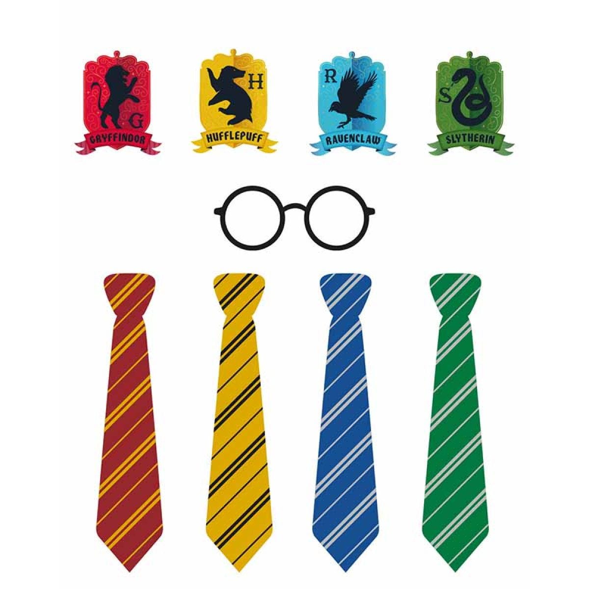 Harry Potter Houses Photobooth Props (24pcs)
