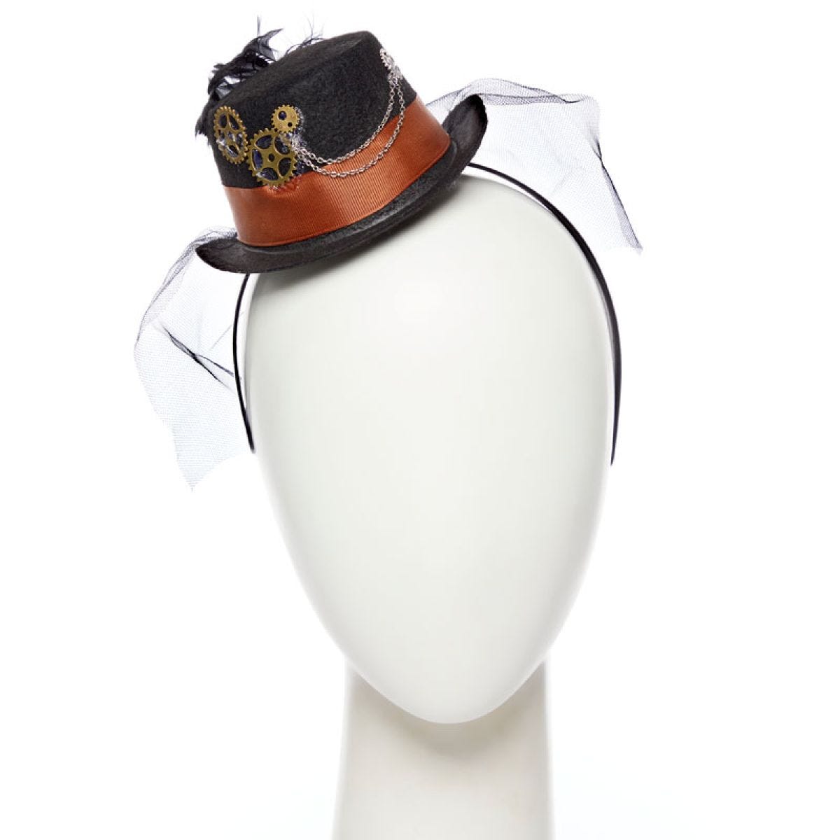 Steampunk Gear Mini Top Hat