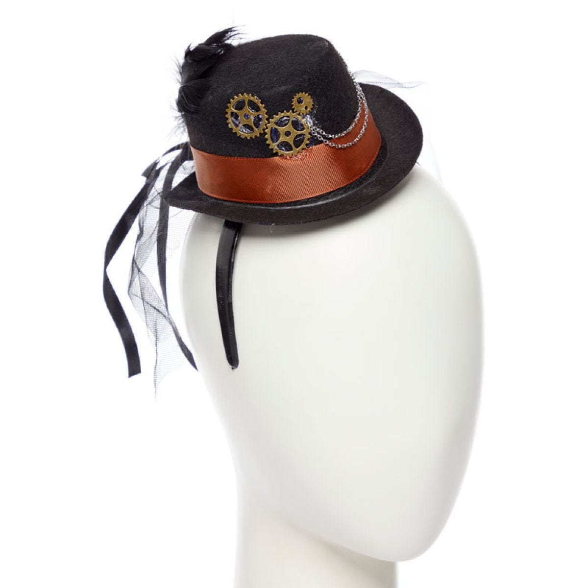 Steampunk Gear Mini Top Hat