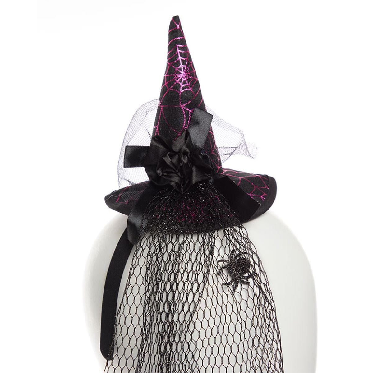Mini Witch Hat with Veil