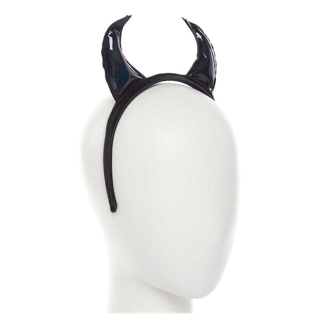 Black Devil Horns Headband