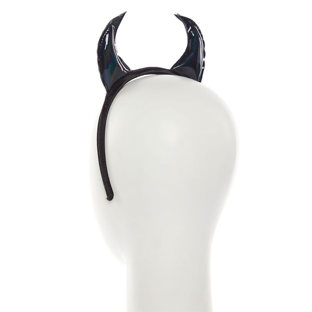 Black Devil Horns Headband