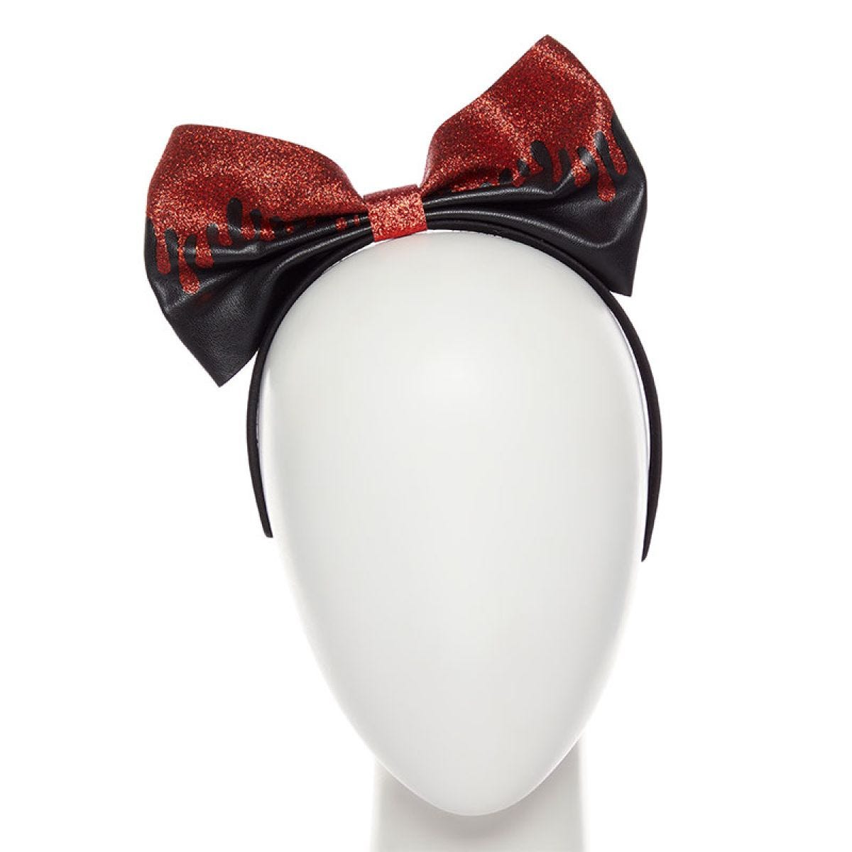 Blood Drip Bow Headband