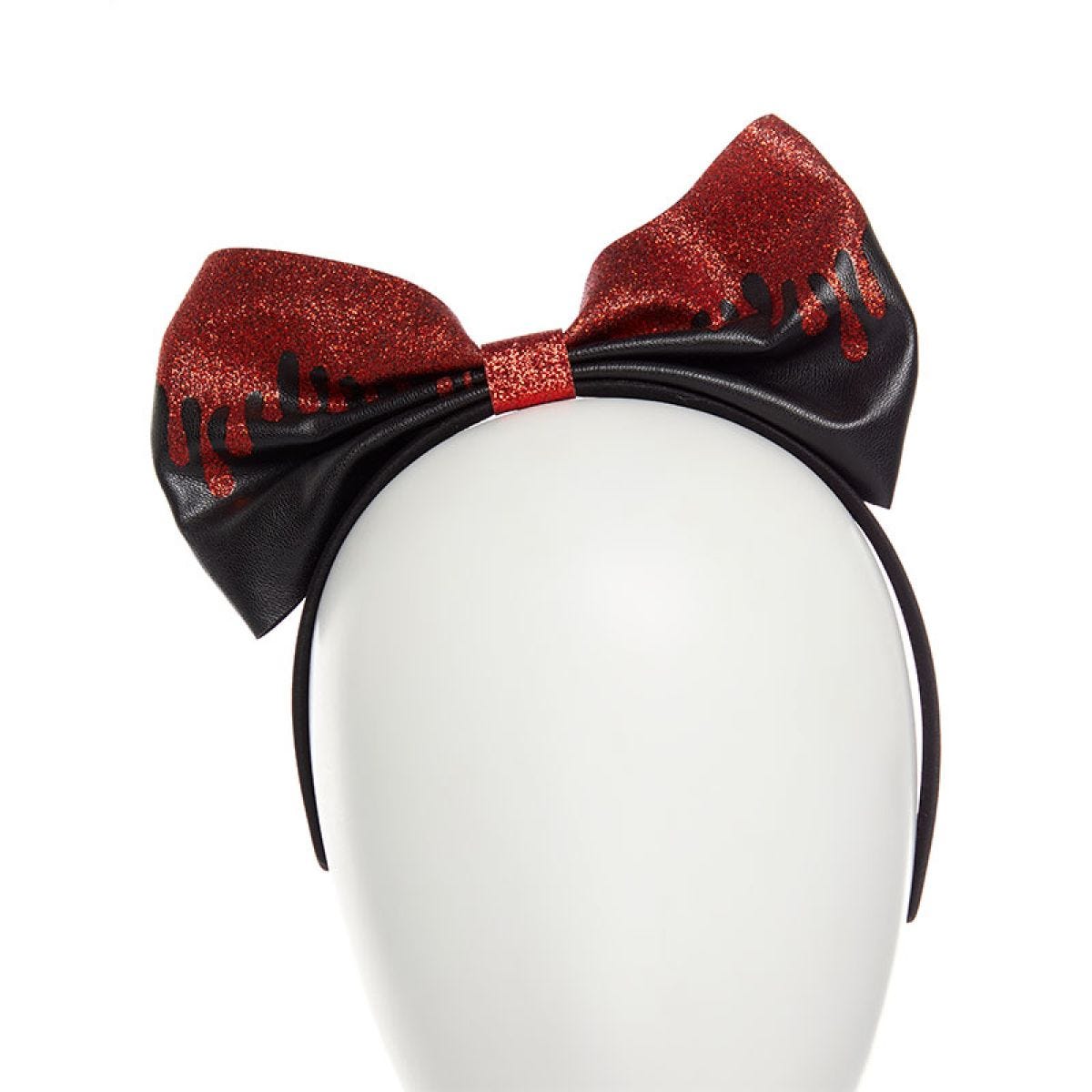 Blood Drip Bow Headband