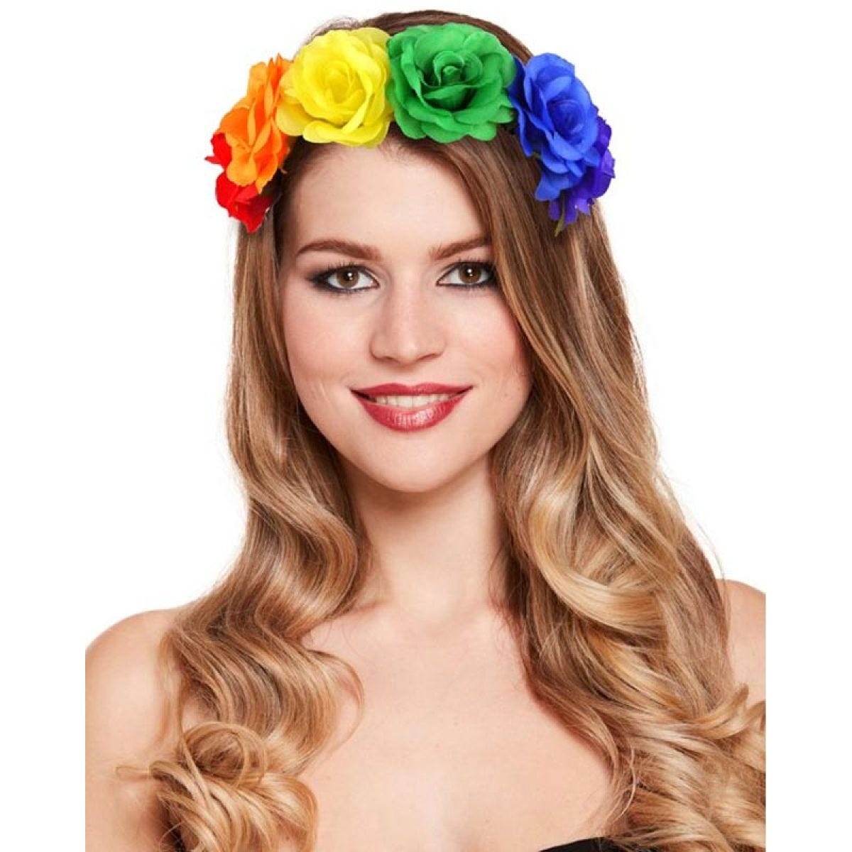 Rainbow Pride Flower Headband