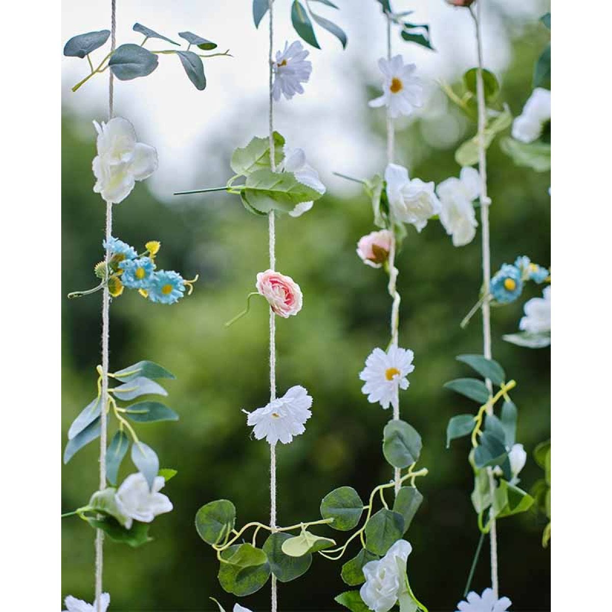 Hanging Flower Backdrop - 1.8m (12pk)