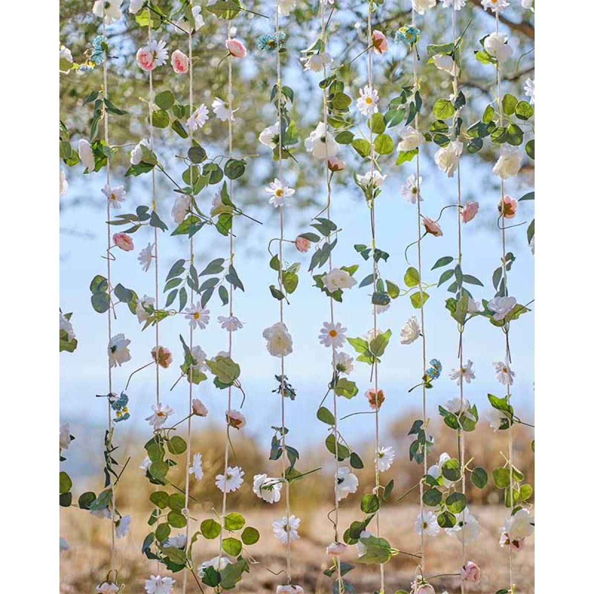 Hanging Flower Backdrop - 1.8m (12pk)