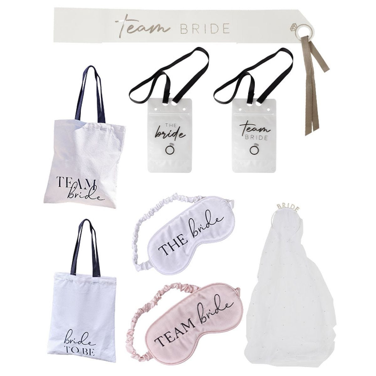 Bride & Bridemaids Hen Party Pamper Kit for 7