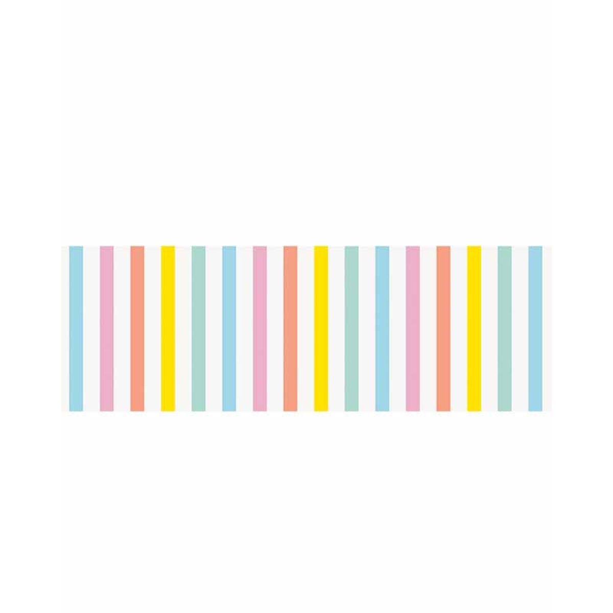 Pastel Ice Cream Paper Table Runner - 2.1m