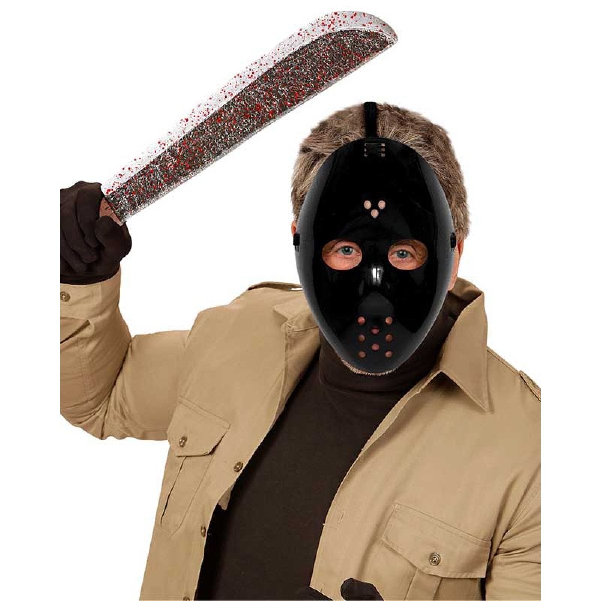 Black Hockey Mask