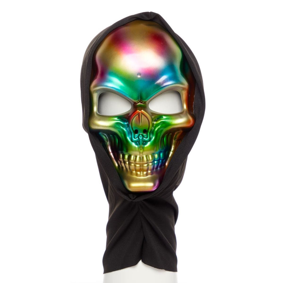 Electroplate Skull Hood