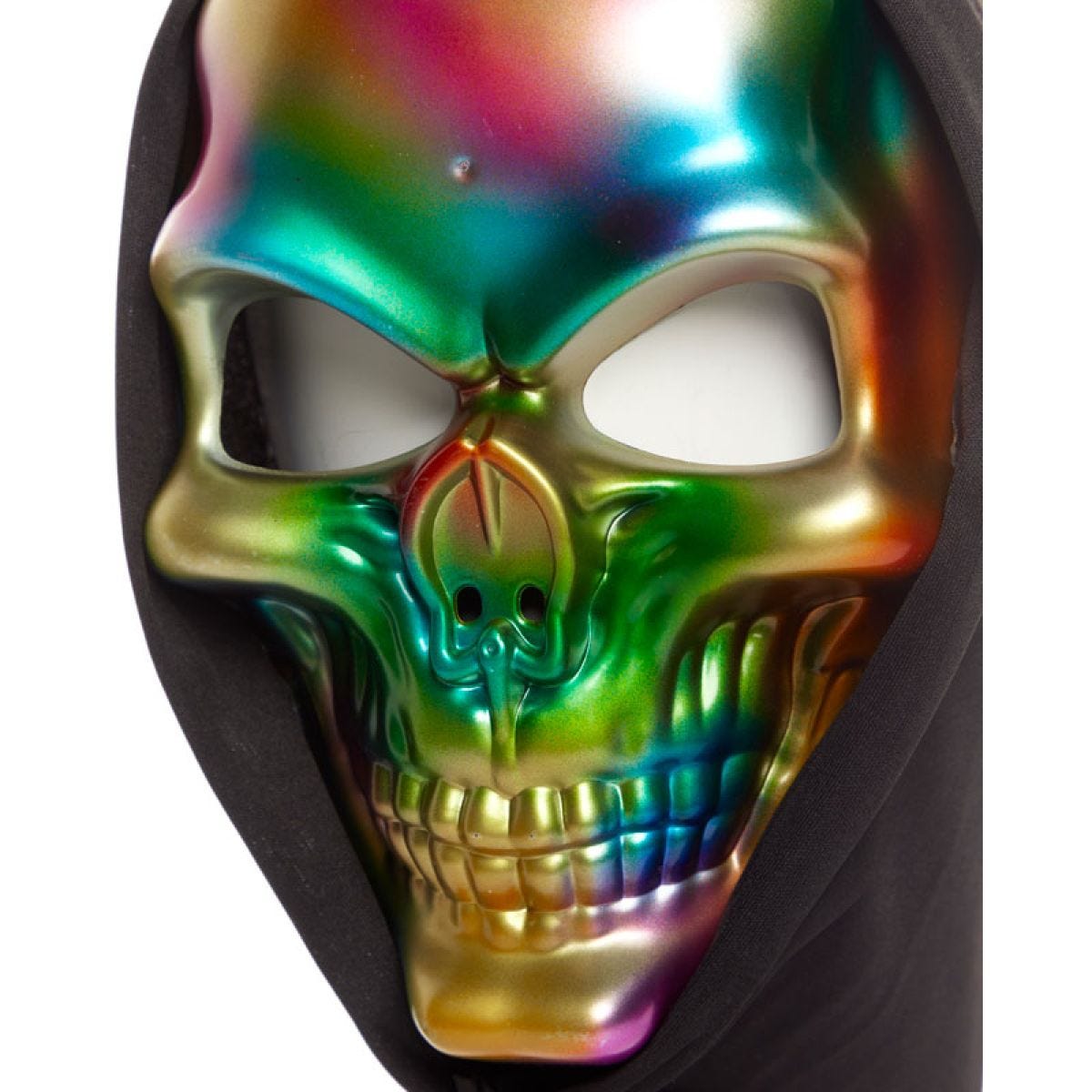 Electroplate Skull Hood