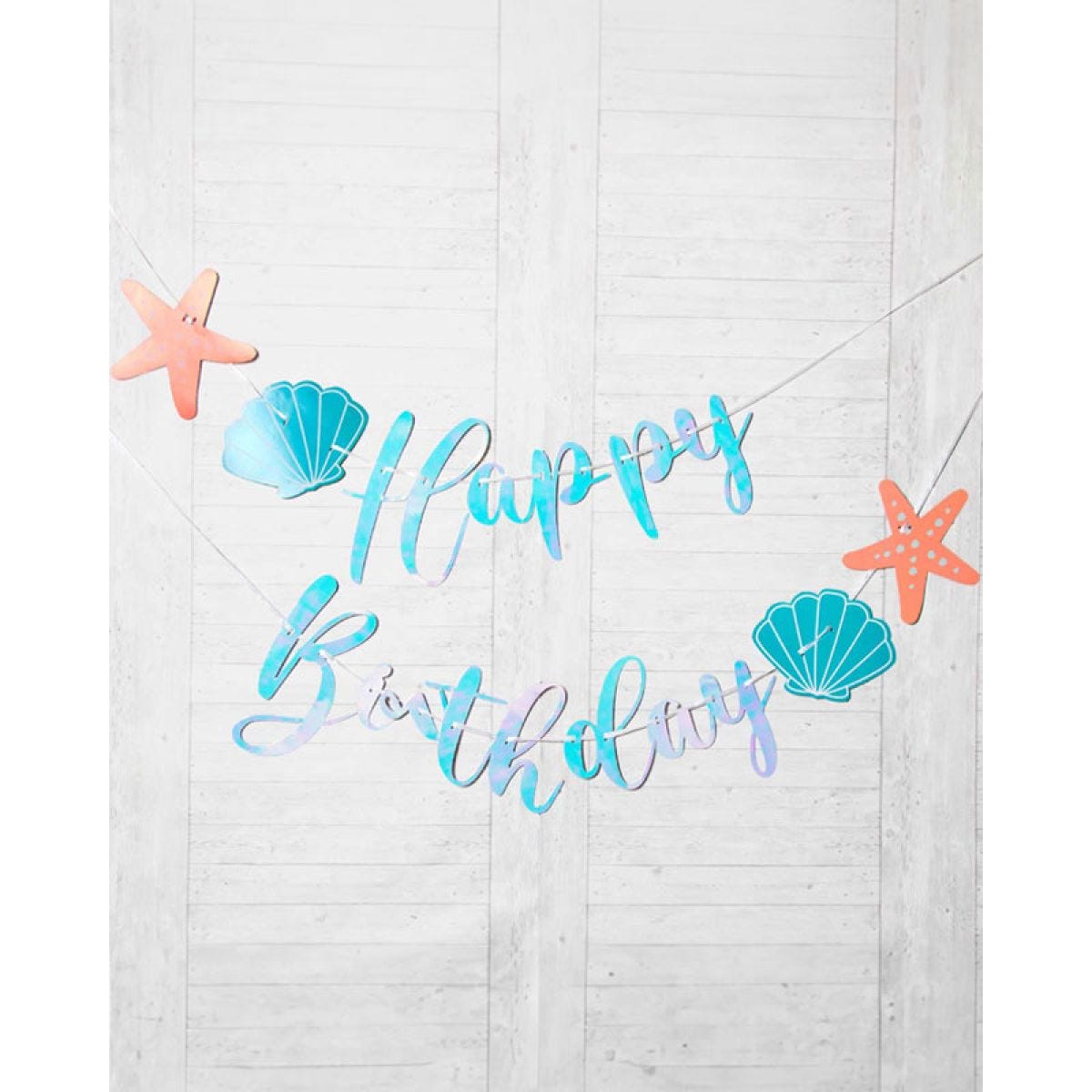 Mermaid Tales Happy Birthday Banner - 2.5m