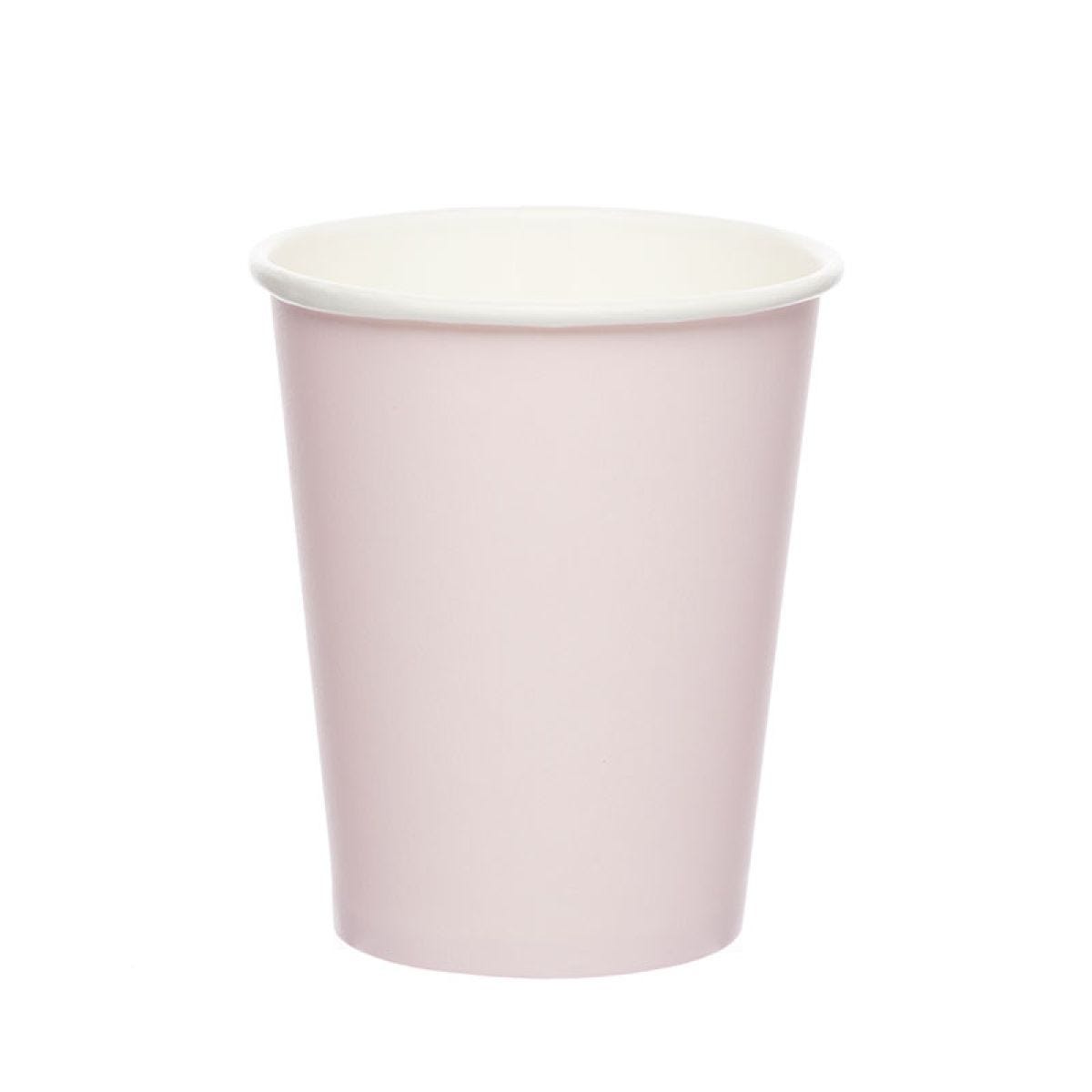 Baby Pink Paper Cups - 237ml (8pk)