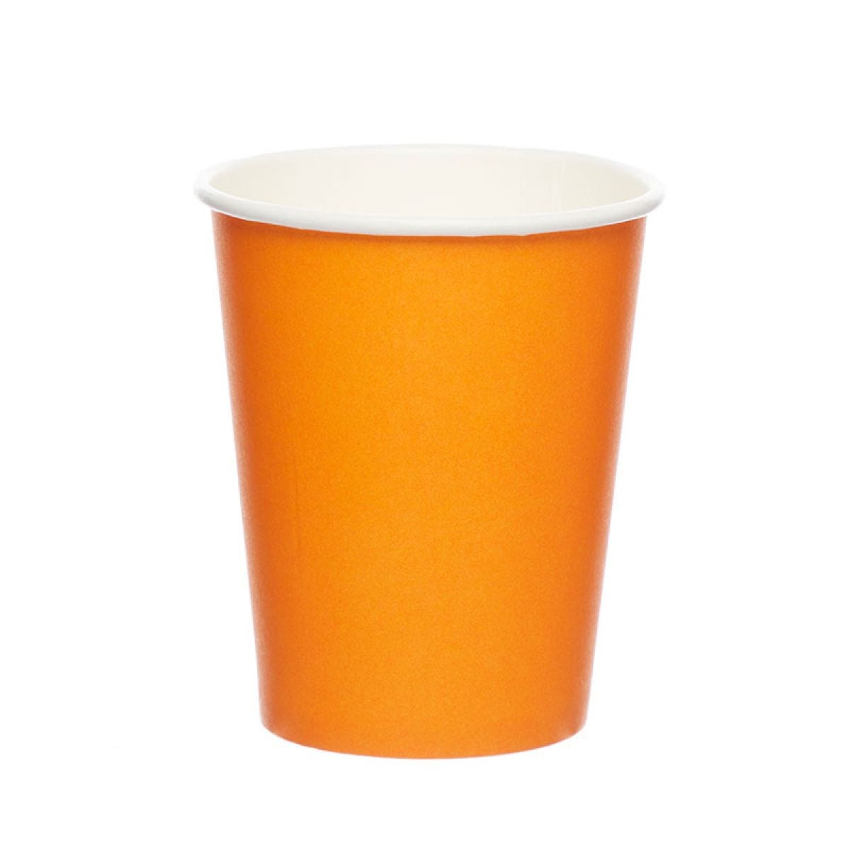 Orange paper coffee cups new arrivals