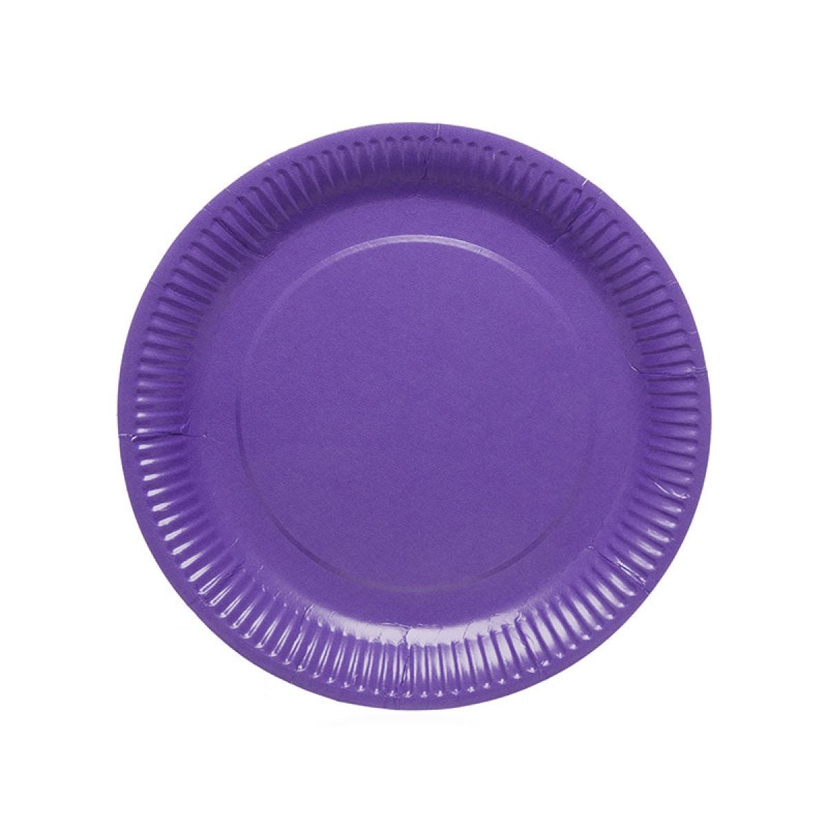 Purple Paper Plates - 23cm (8pk)