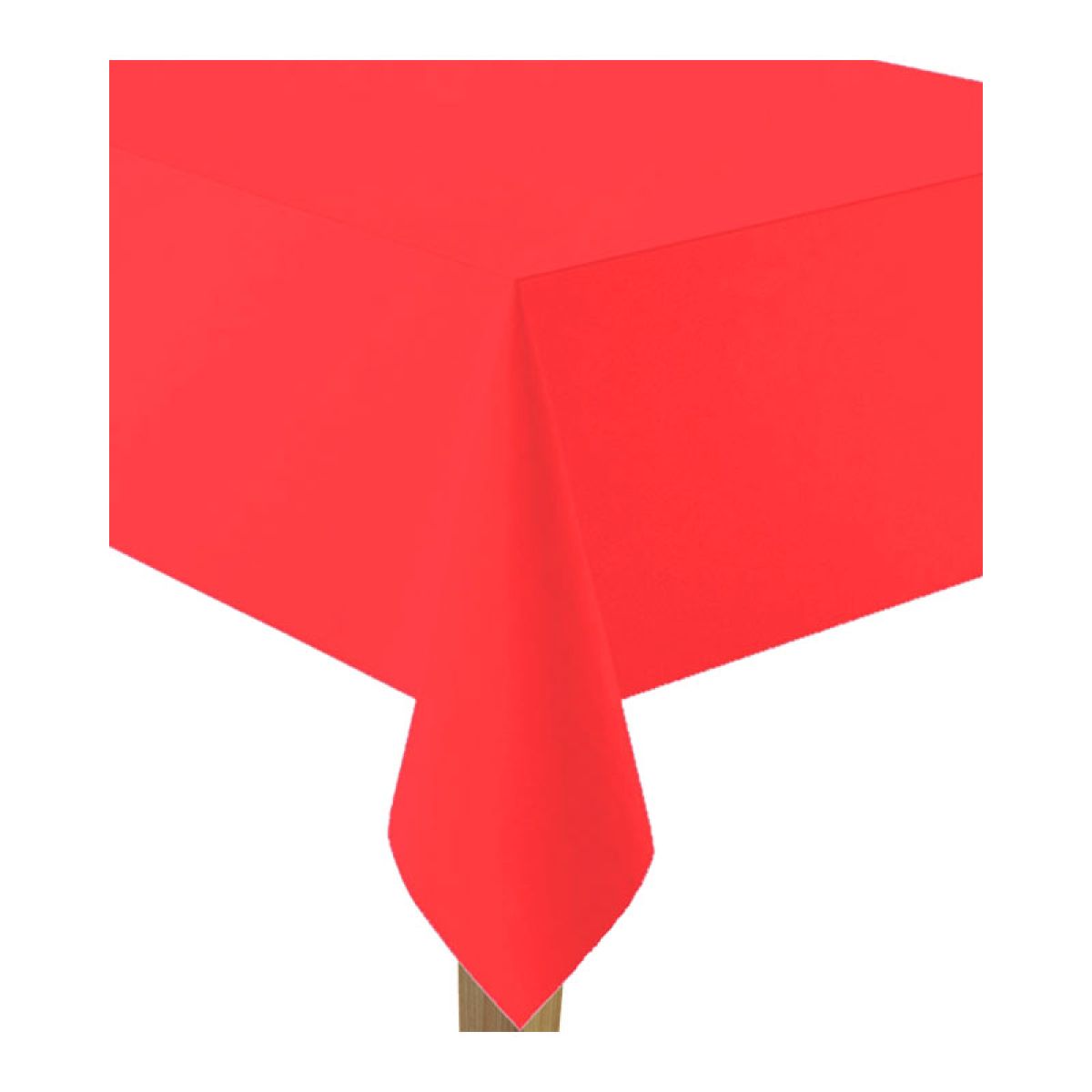 Red Paper Table Cover - 2.8m x 1.4m