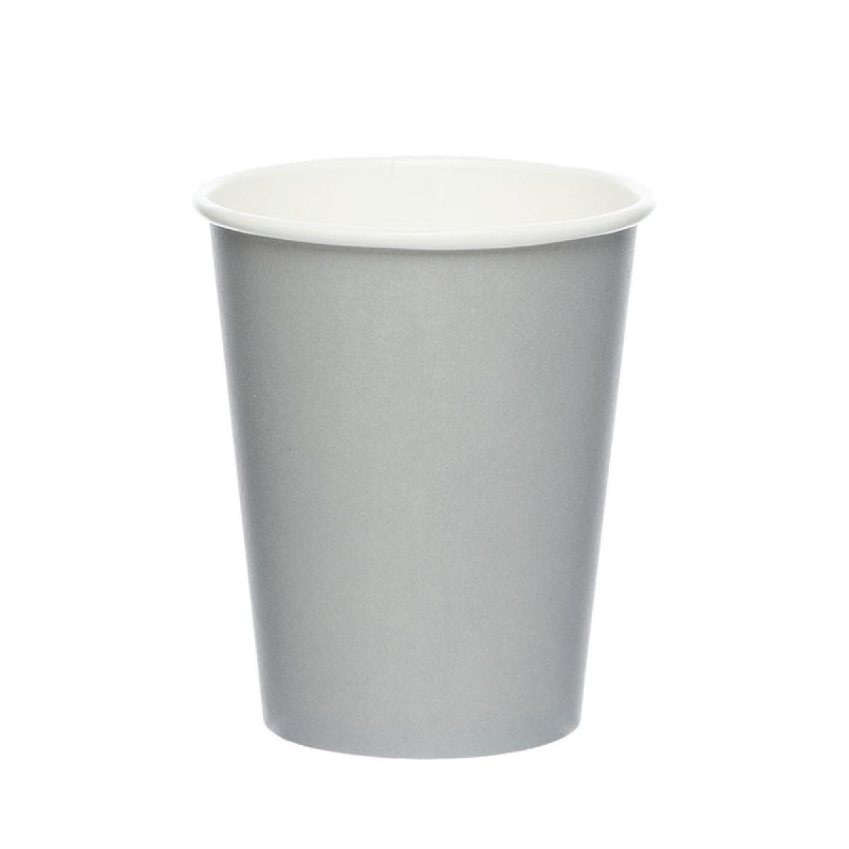 Silver Paper Cups - 237ml (8pk)