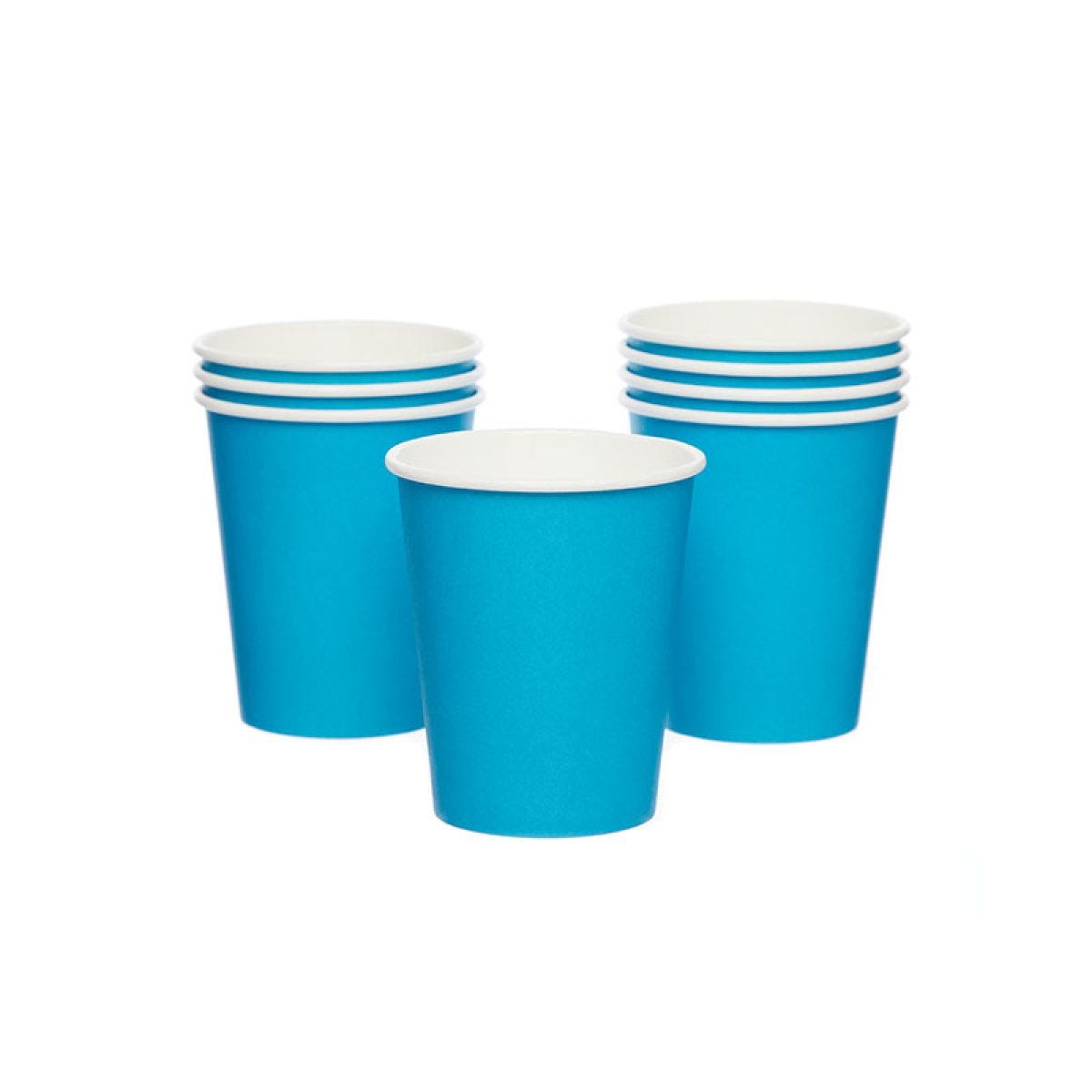 Turquiose Paper Cups - 237ml (8pk)