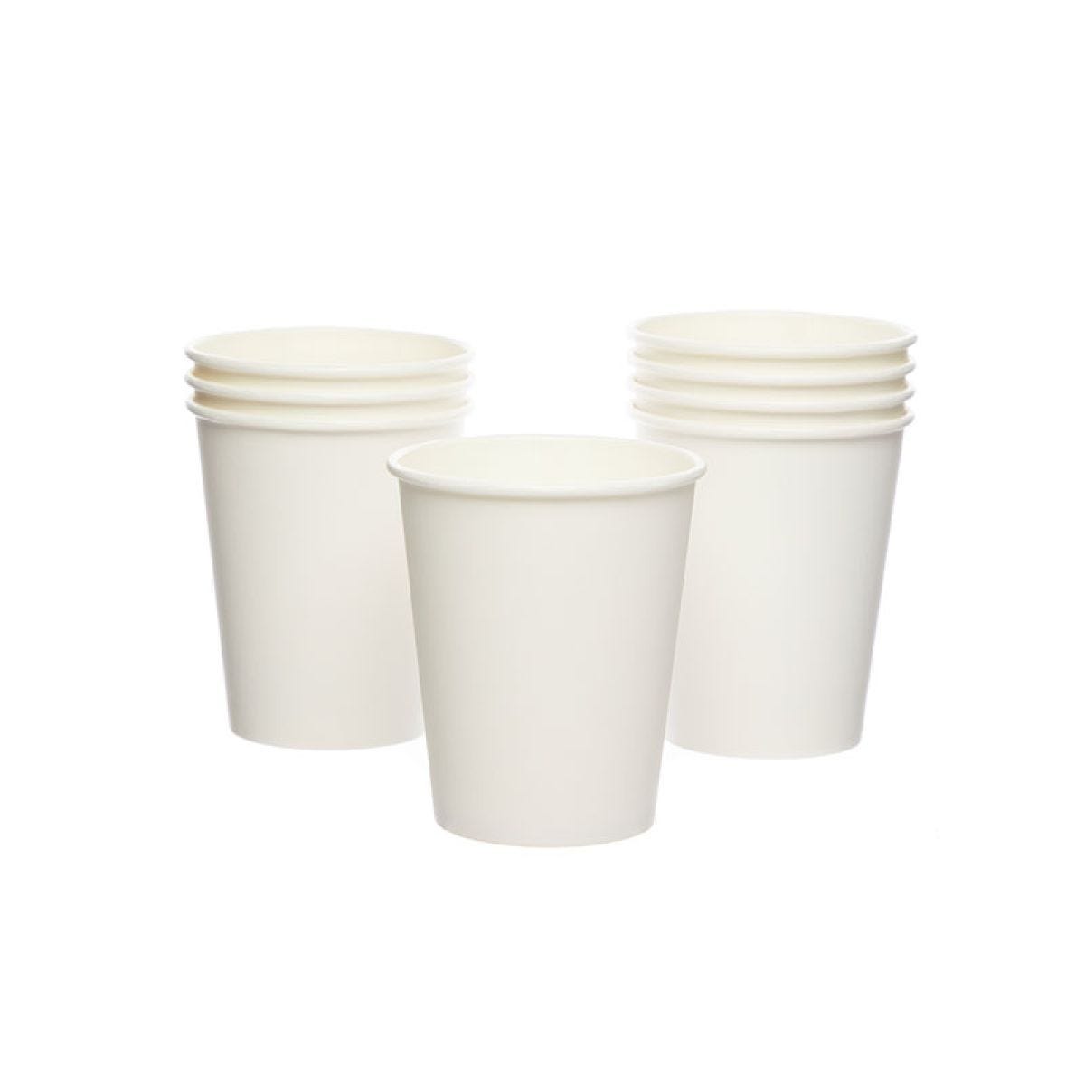 White Paper Cups - 237ml (8pk)