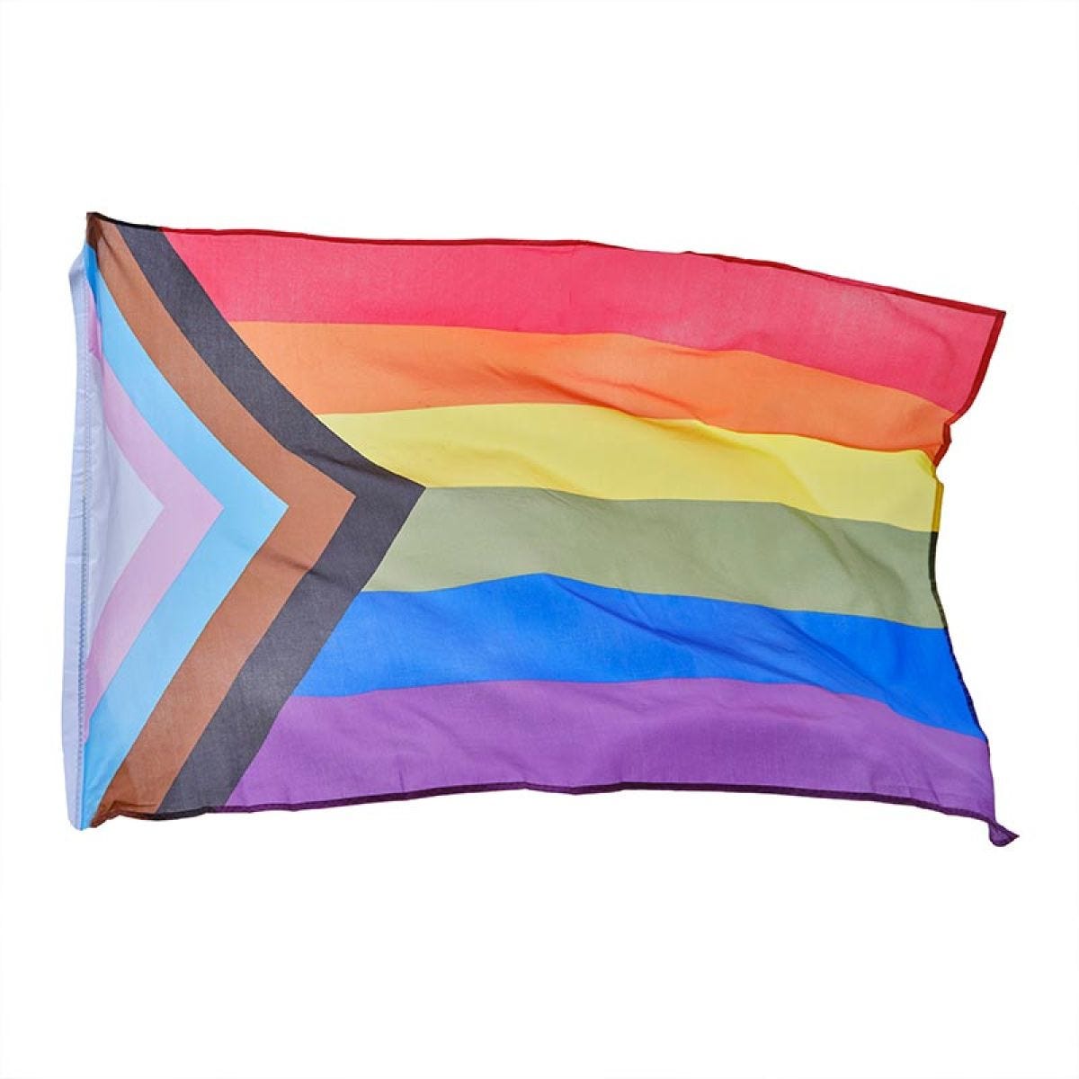 Pride Progress Fabric Flag - 1.5m x 90cm