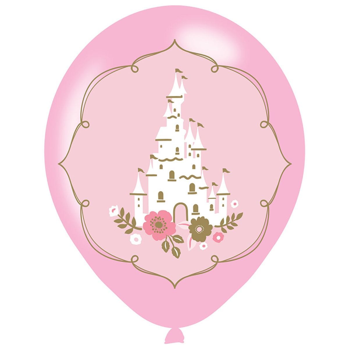 Princess for a Day Party - 9" Latex Balloons (6pk)