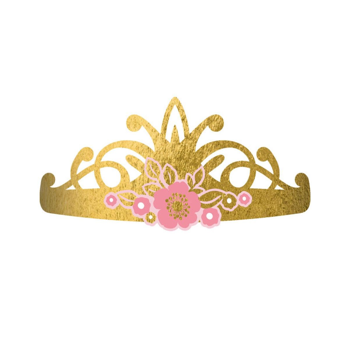 Princess for a Day Paper Tiaras (8pk)
