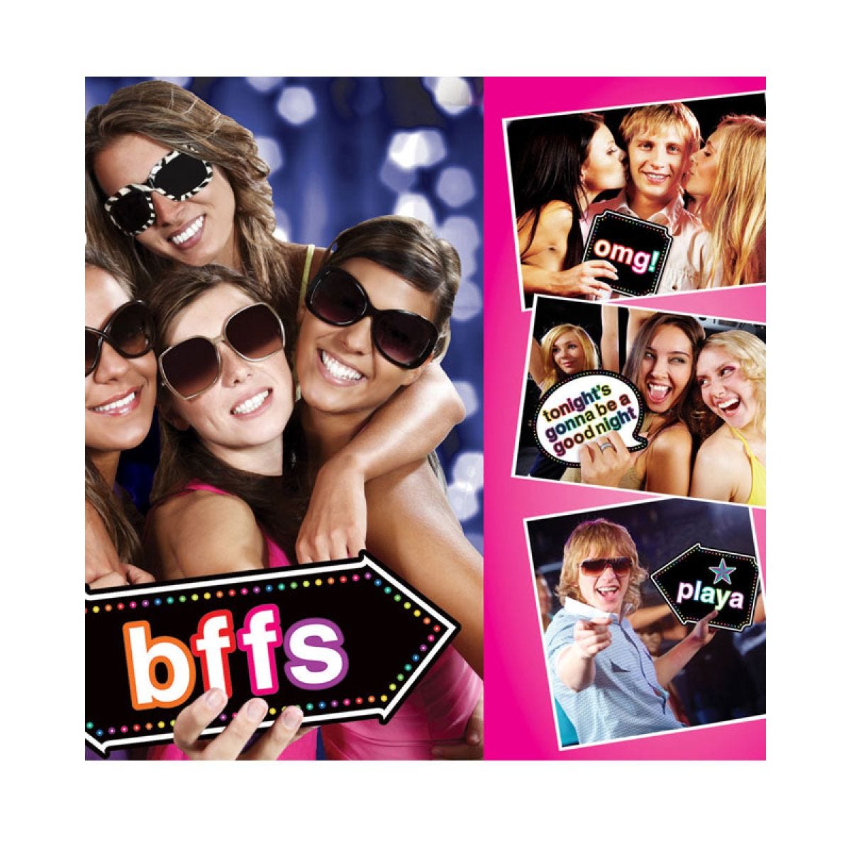 Let&apos;s Party Signs Photo Props (12pcs)