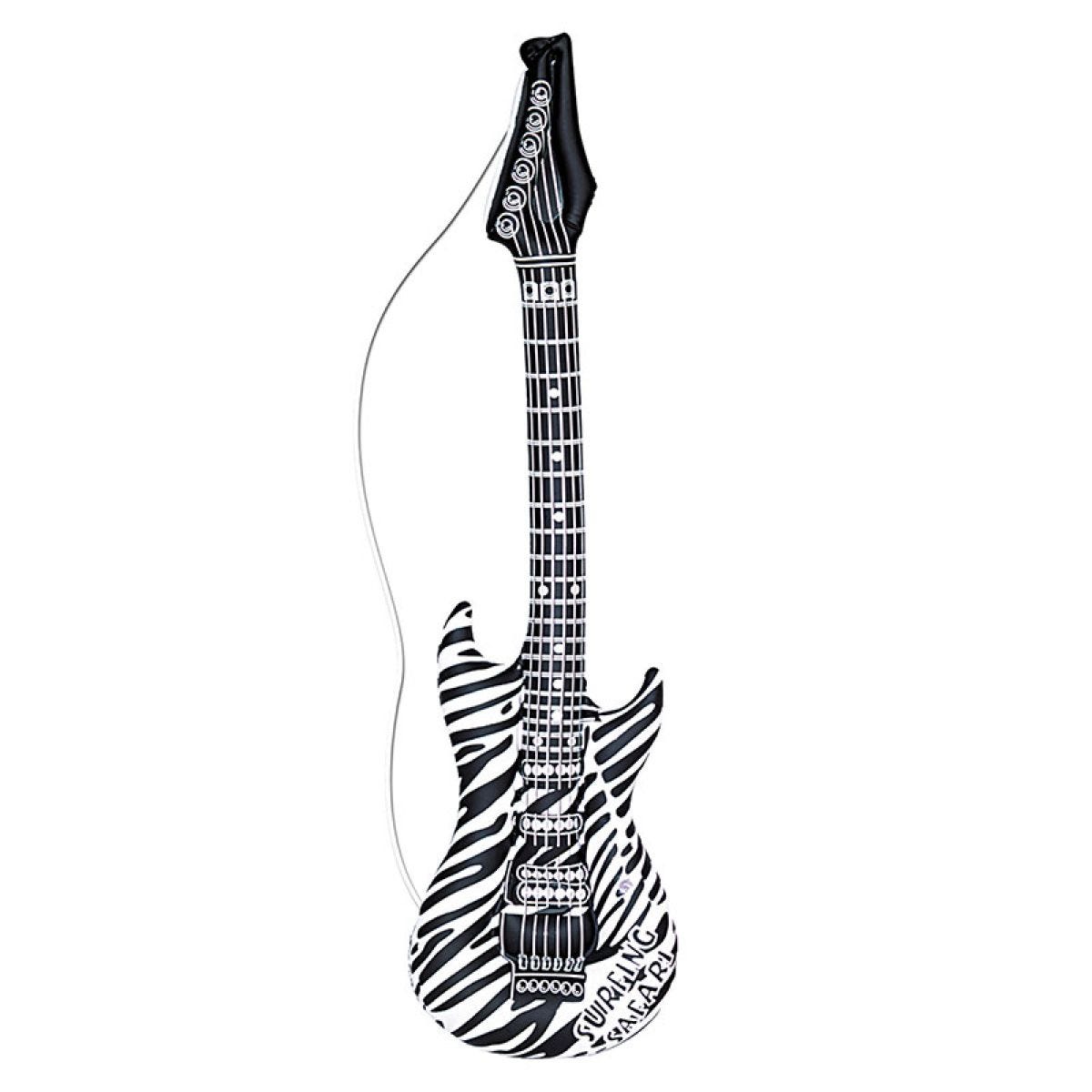 Inflatable Zebra Guitar - 105cm