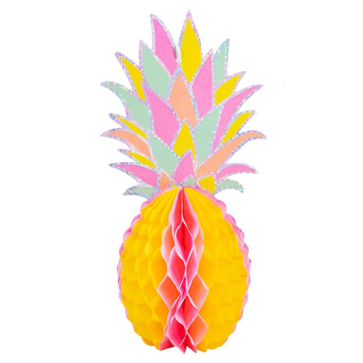 Pineapple Paper Honeycomb Decoration