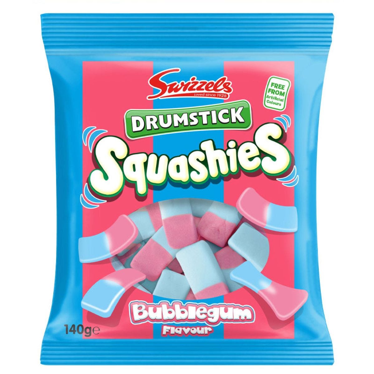 Squashies Drumstick Bubblegum  - 140g