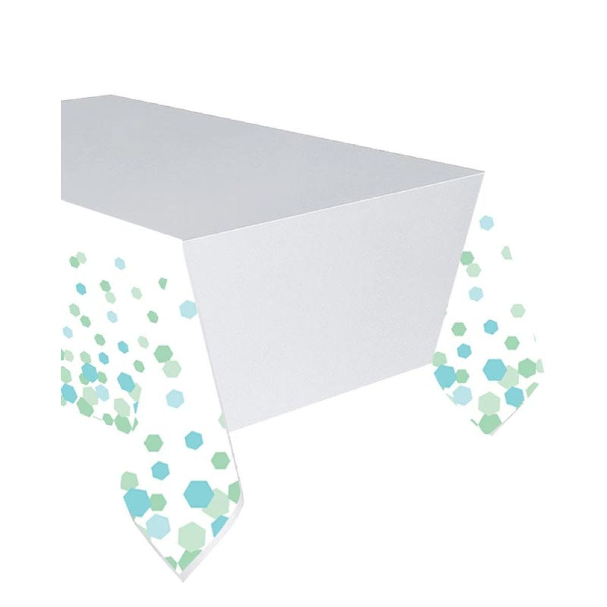 Shimmering Party Plastic Table Cover - 1.3m x 2.6m