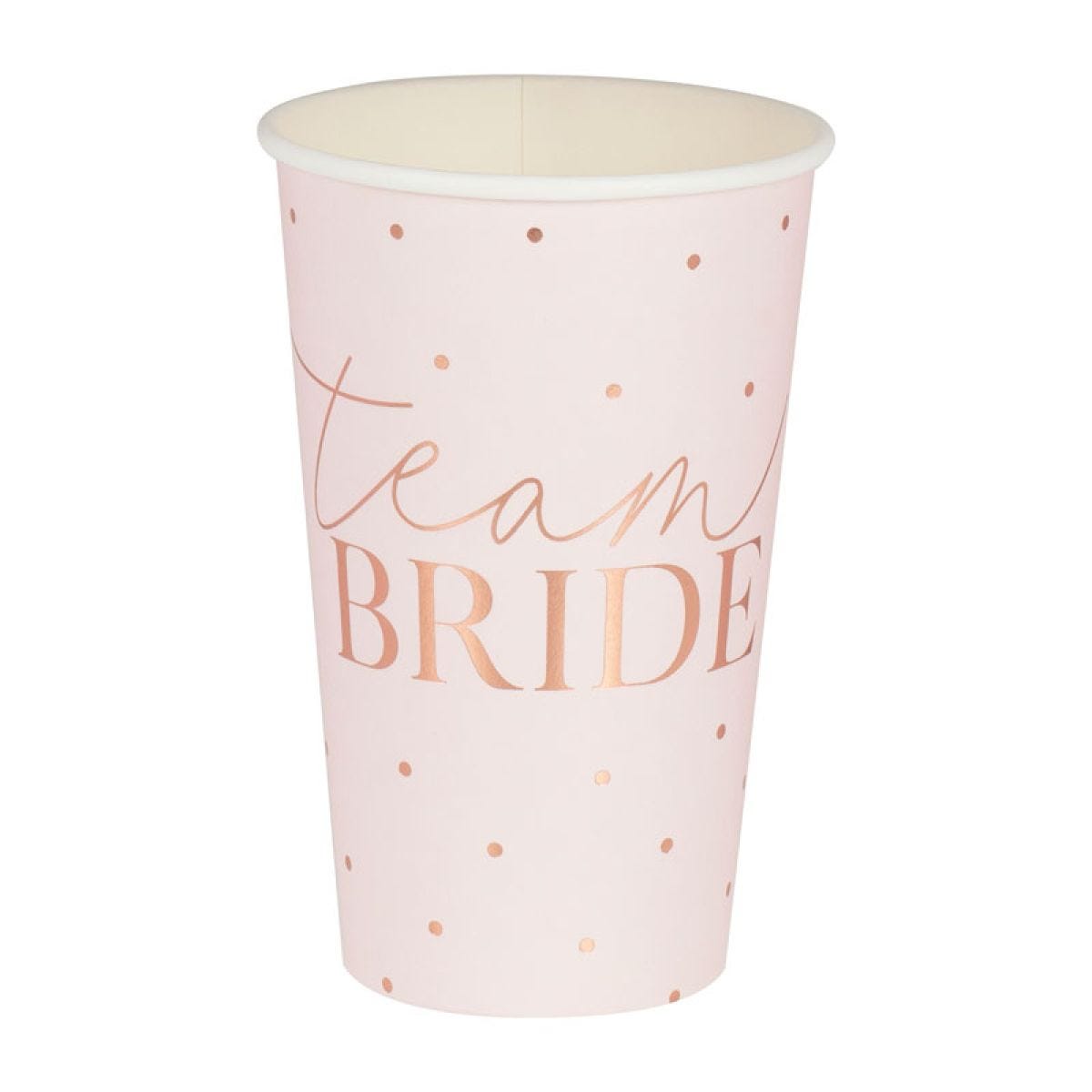 Rose Gold Team Bride Cups - 473ml (8pk)