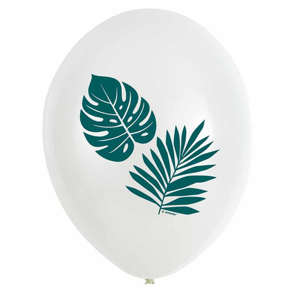 Tropical Palms Balloons - 11" Latex (6pk)