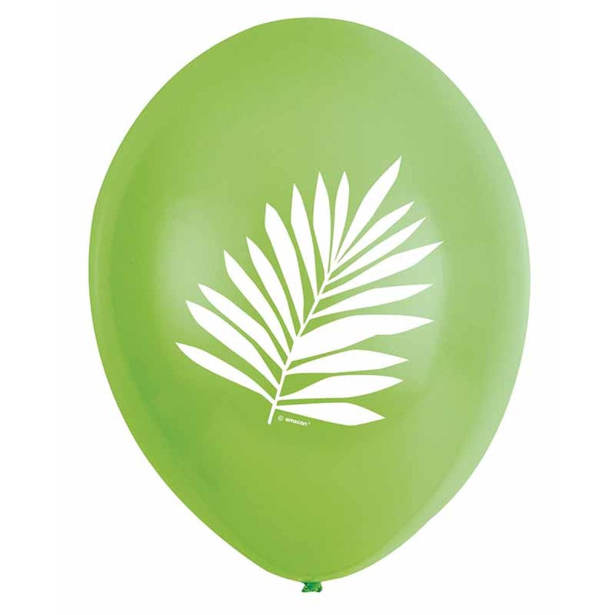 Tropical Palms Balloons - 11" Latex (6pk)