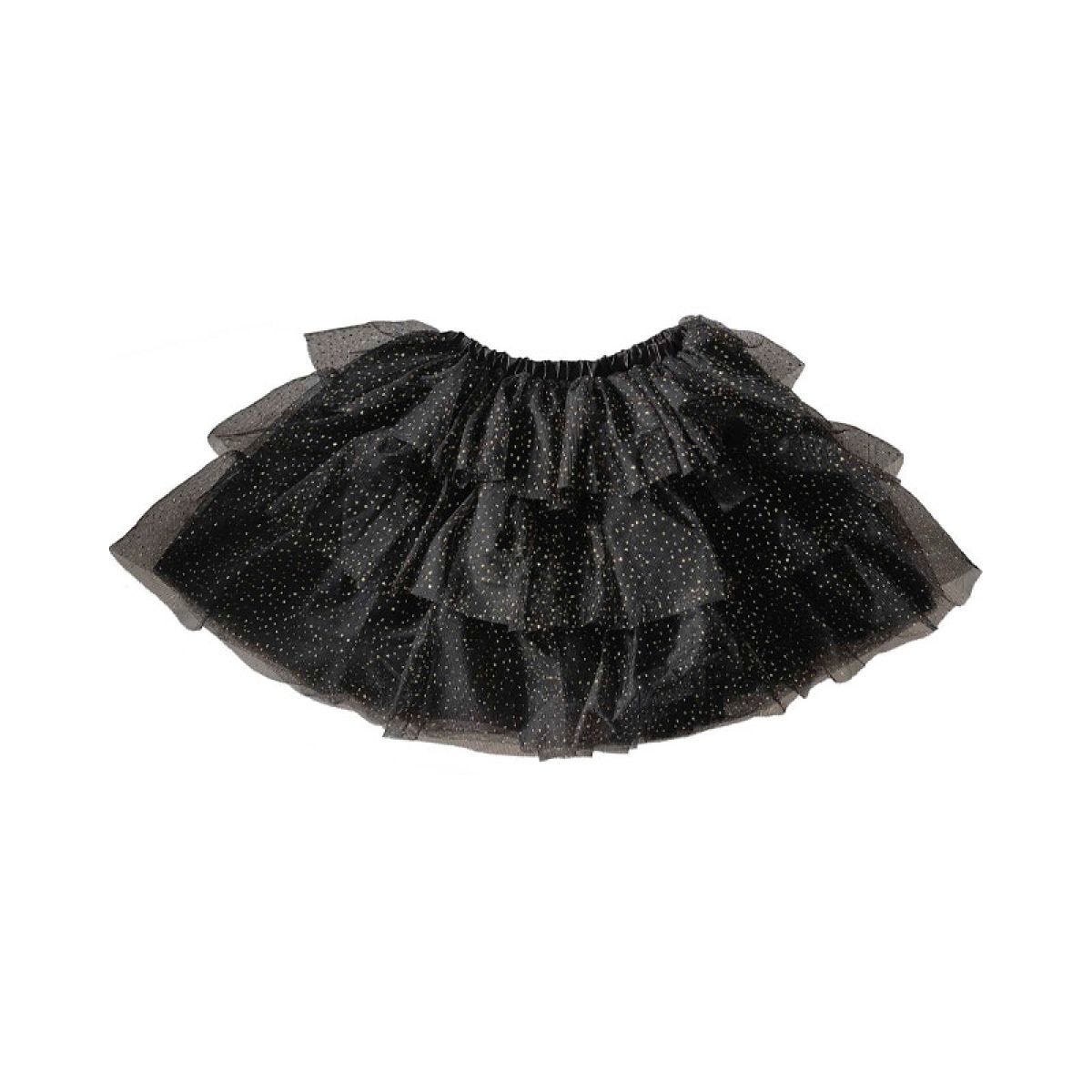 Sparkle Black & Gold Tiered Tutu - 5-7 Years