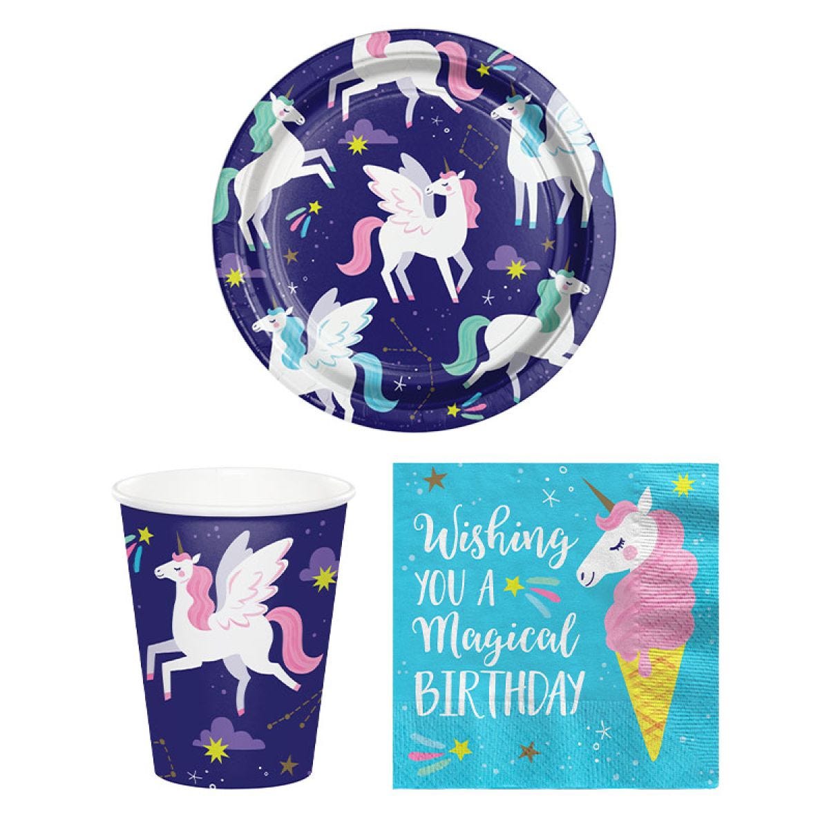 Unicorn Galaxy Super Value Party Pack for 8