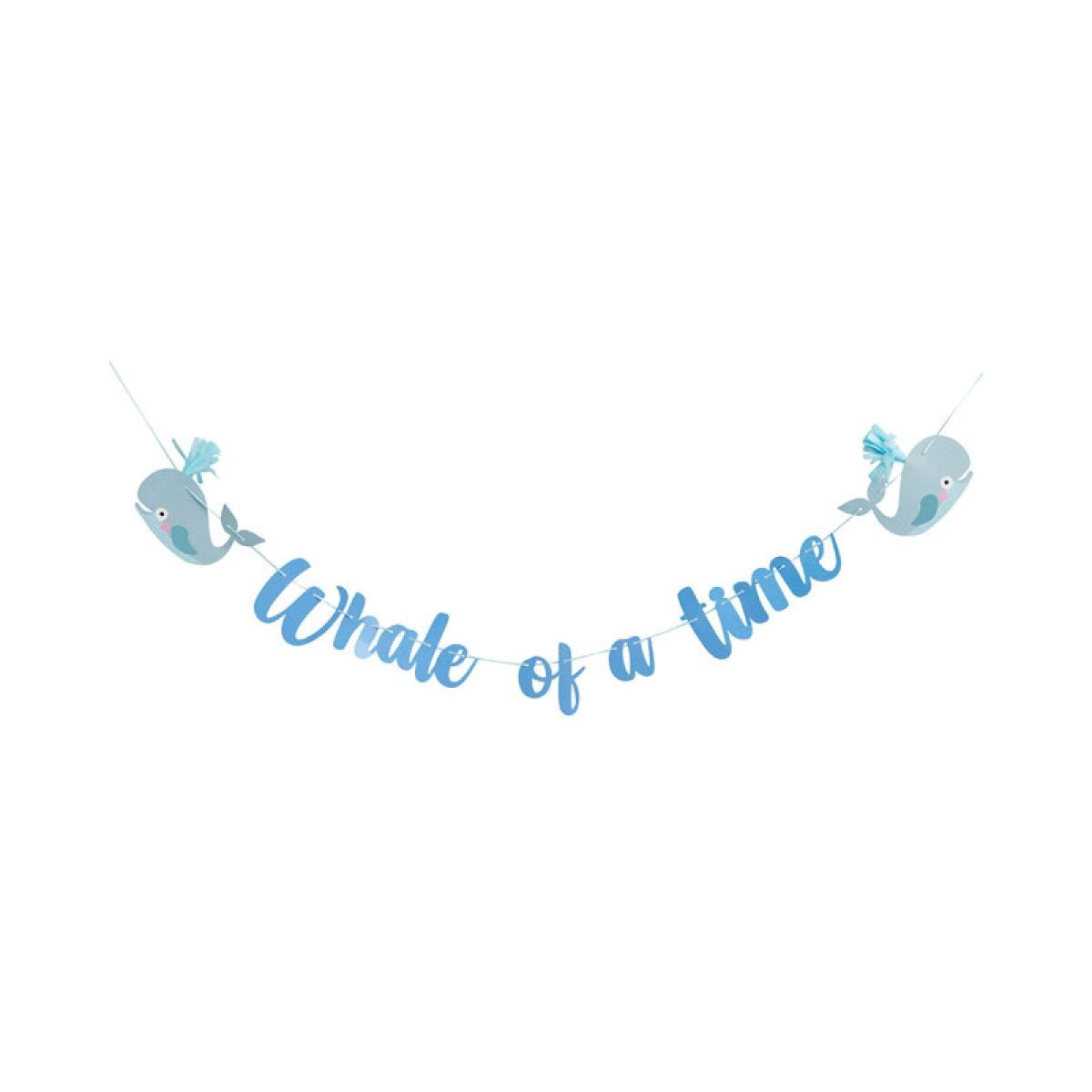 Whale of a Time Tassel Paper Banner - 2m