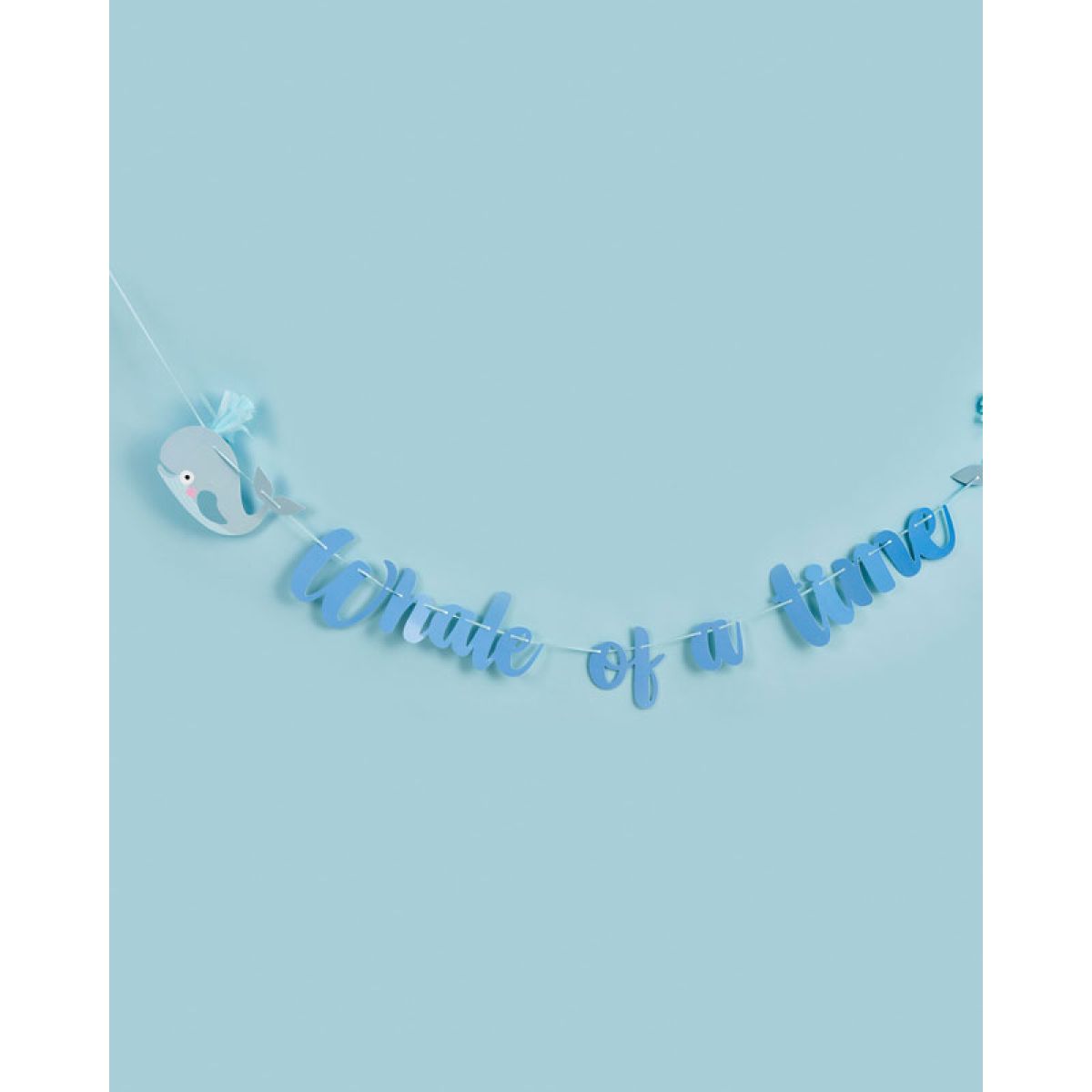 Whale of a Time Tassel Paper Banner - 2m