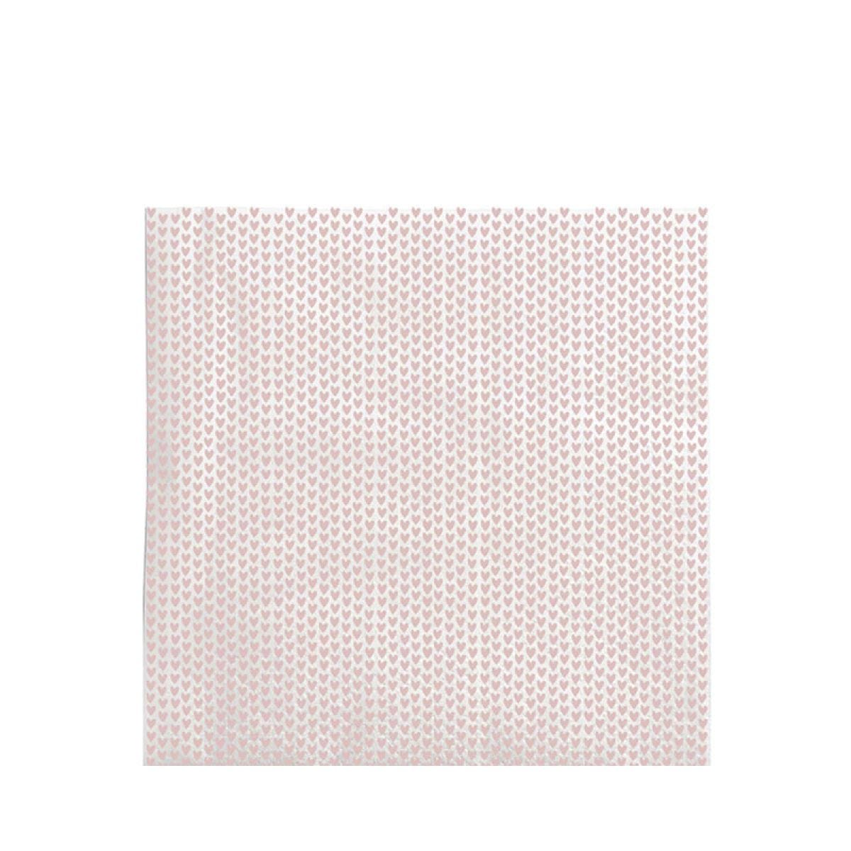 Ditsy Hearts Paper Napkins 33cm (16pk)