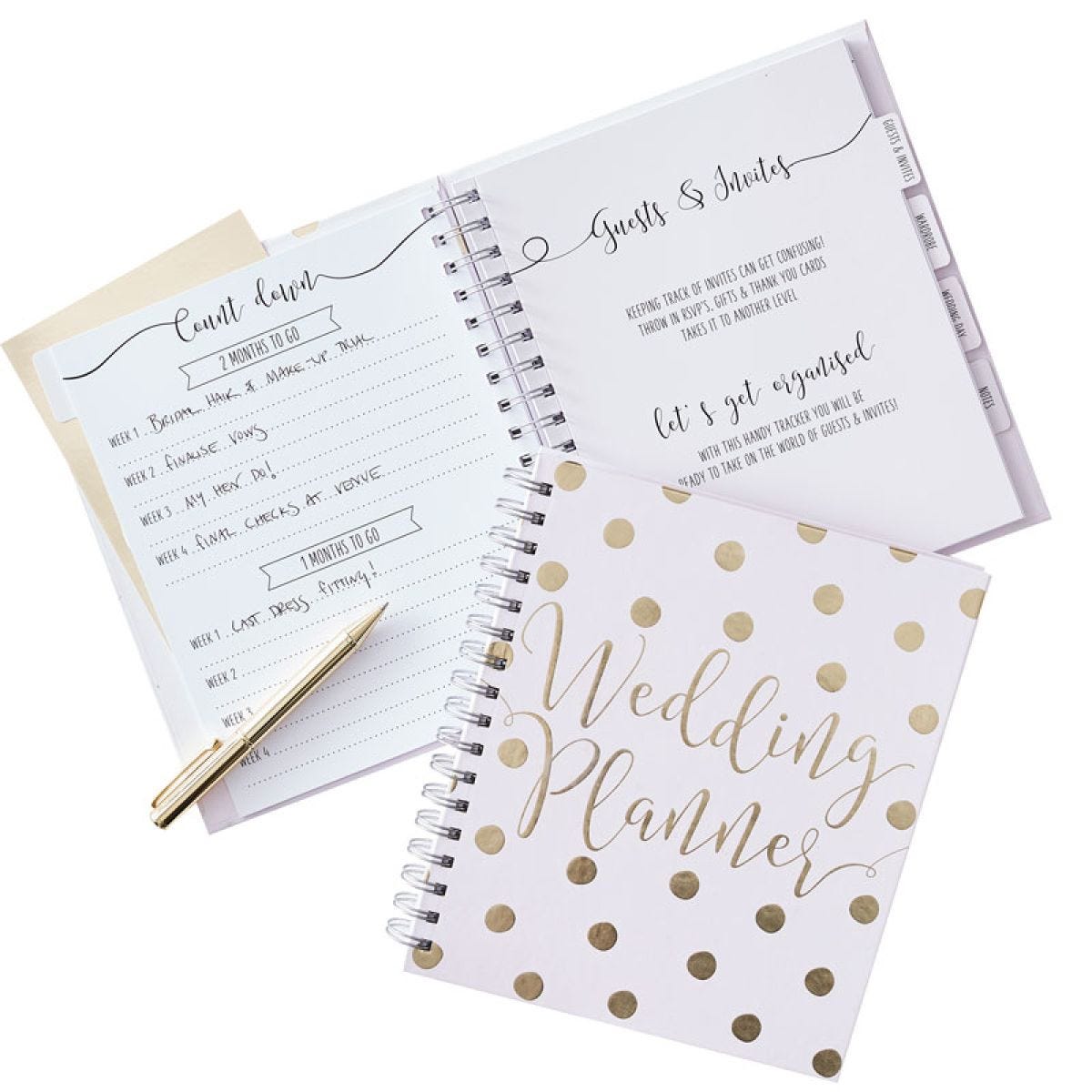 Pink & Gold Wedding Planner