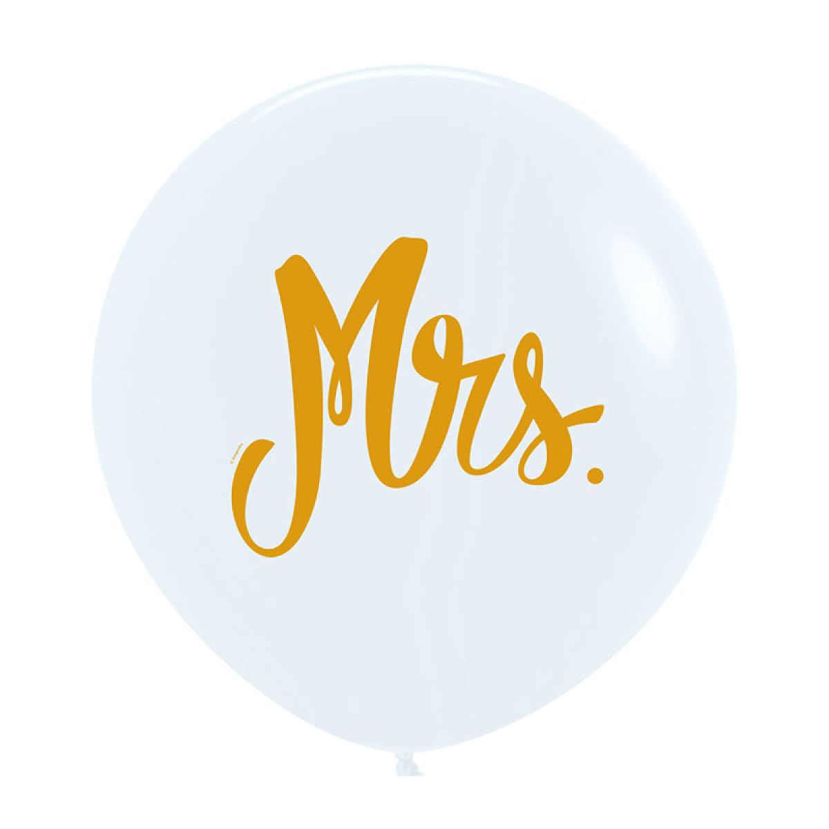 Mrs Fashion White Balloons - 24" Latex (3pk)