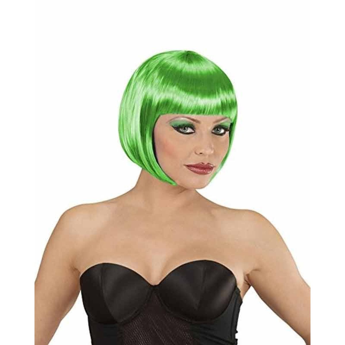 Green Bob Wig