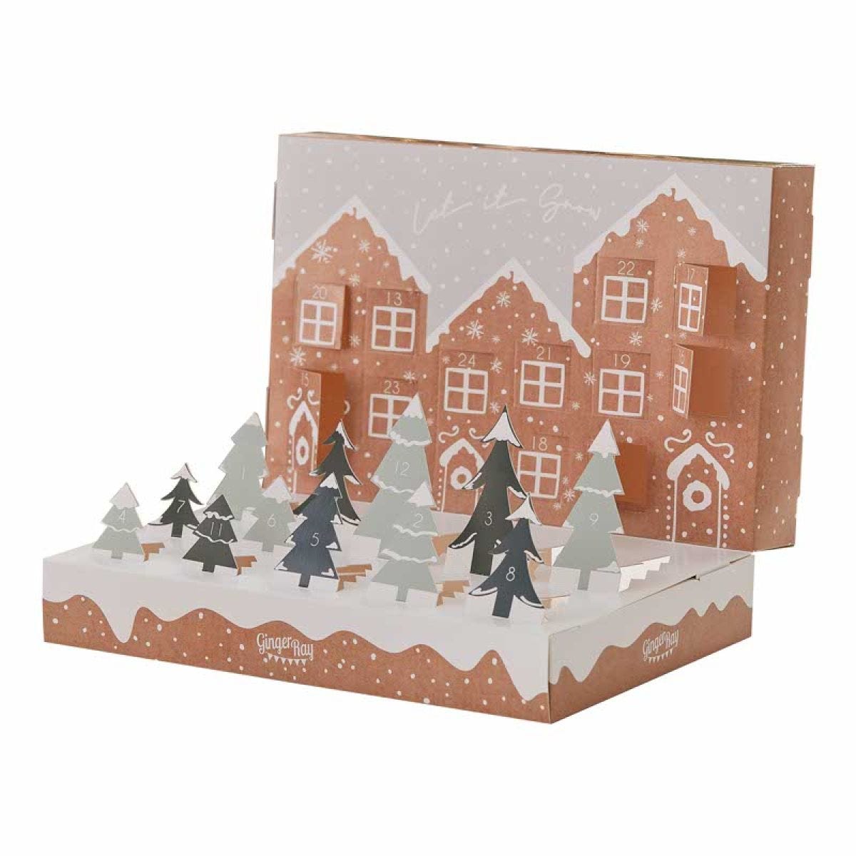 Fill Your Own Pop Up Festive Snow Scene Advent Calendar