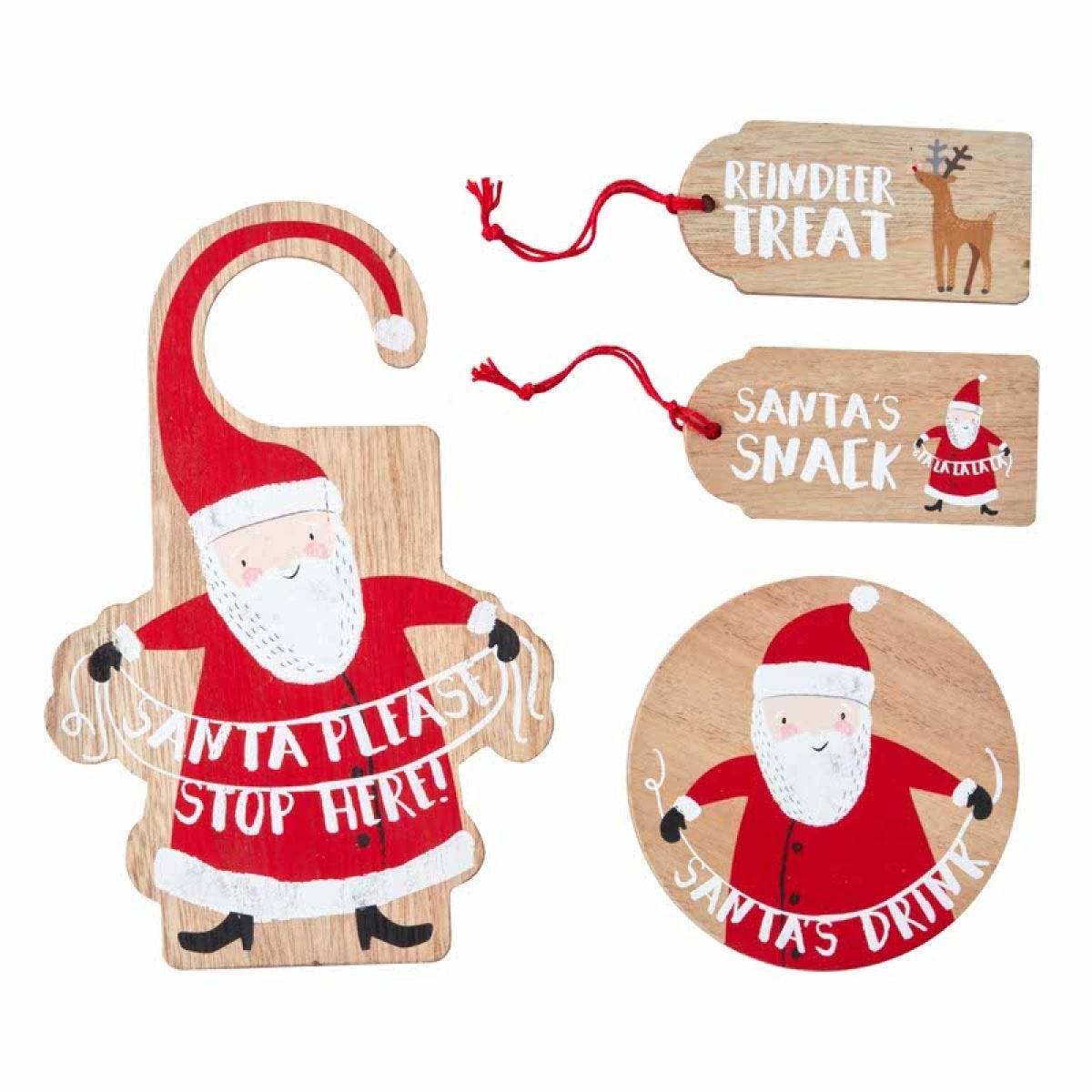 Wooden Santa & Friends Christmas Eve Kit