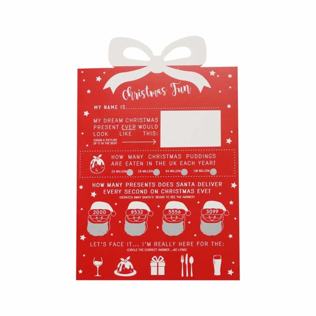 Christmas Scratch Card Game (10pk)