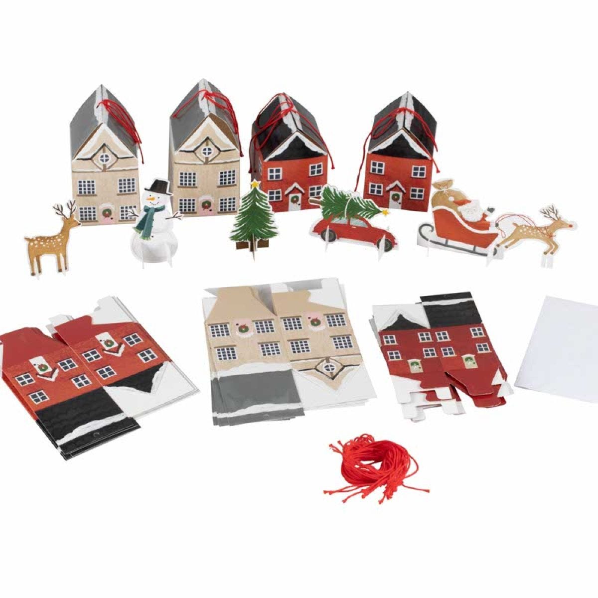 Christmas Scene Advent Calendar Boxes