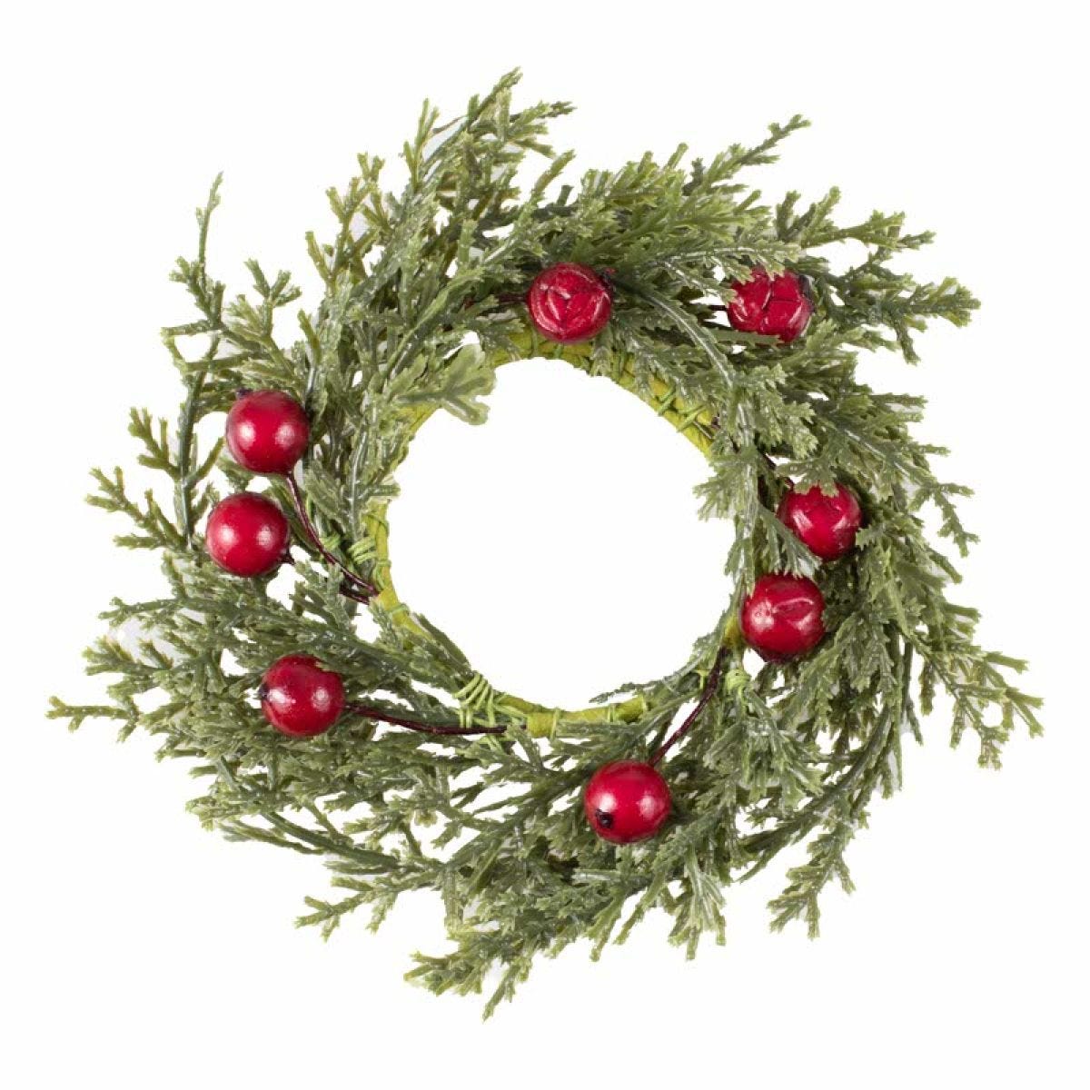 Foliage & Berry Christmas Napkin Rings (6pk)