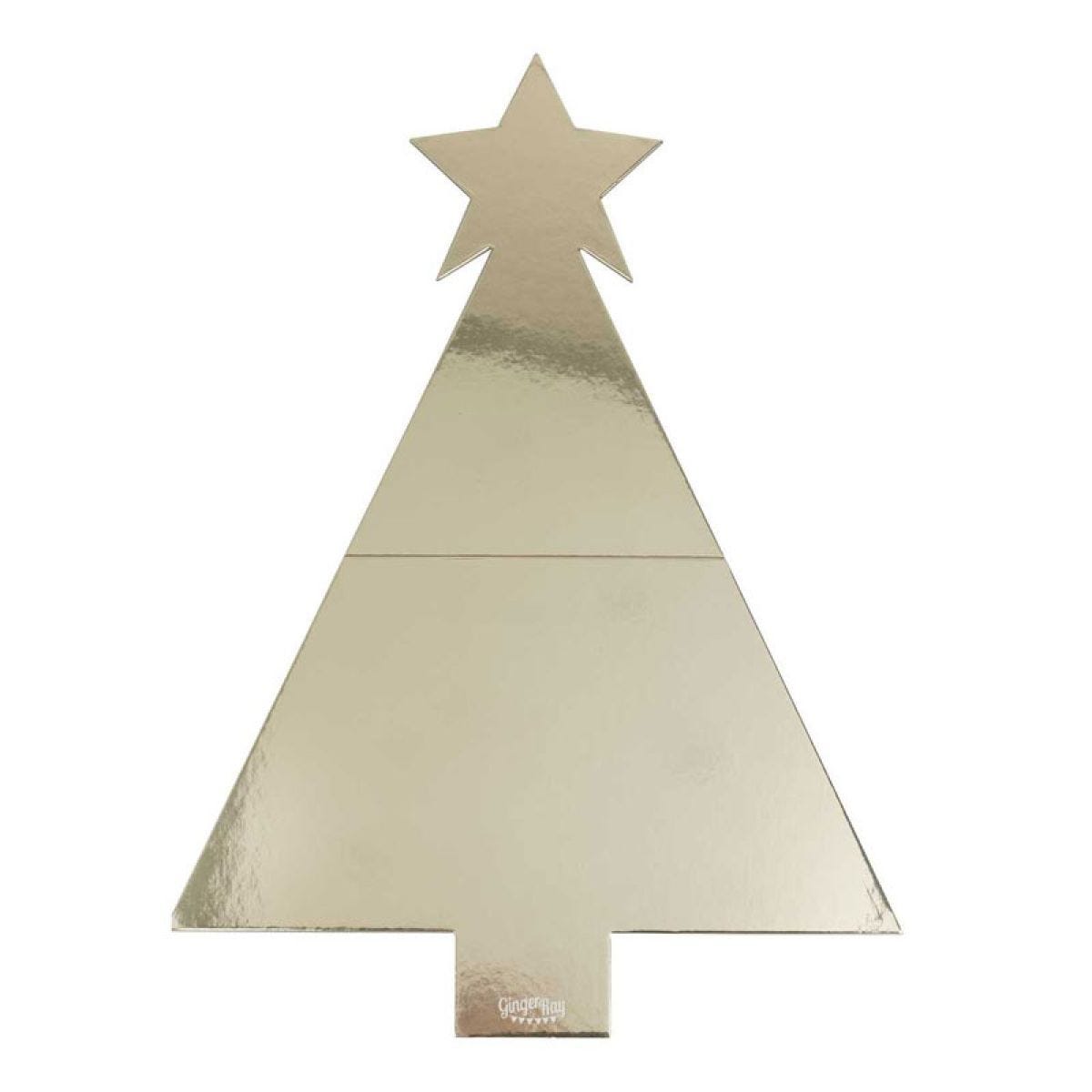 Gold Tree Shaped Grazing Board