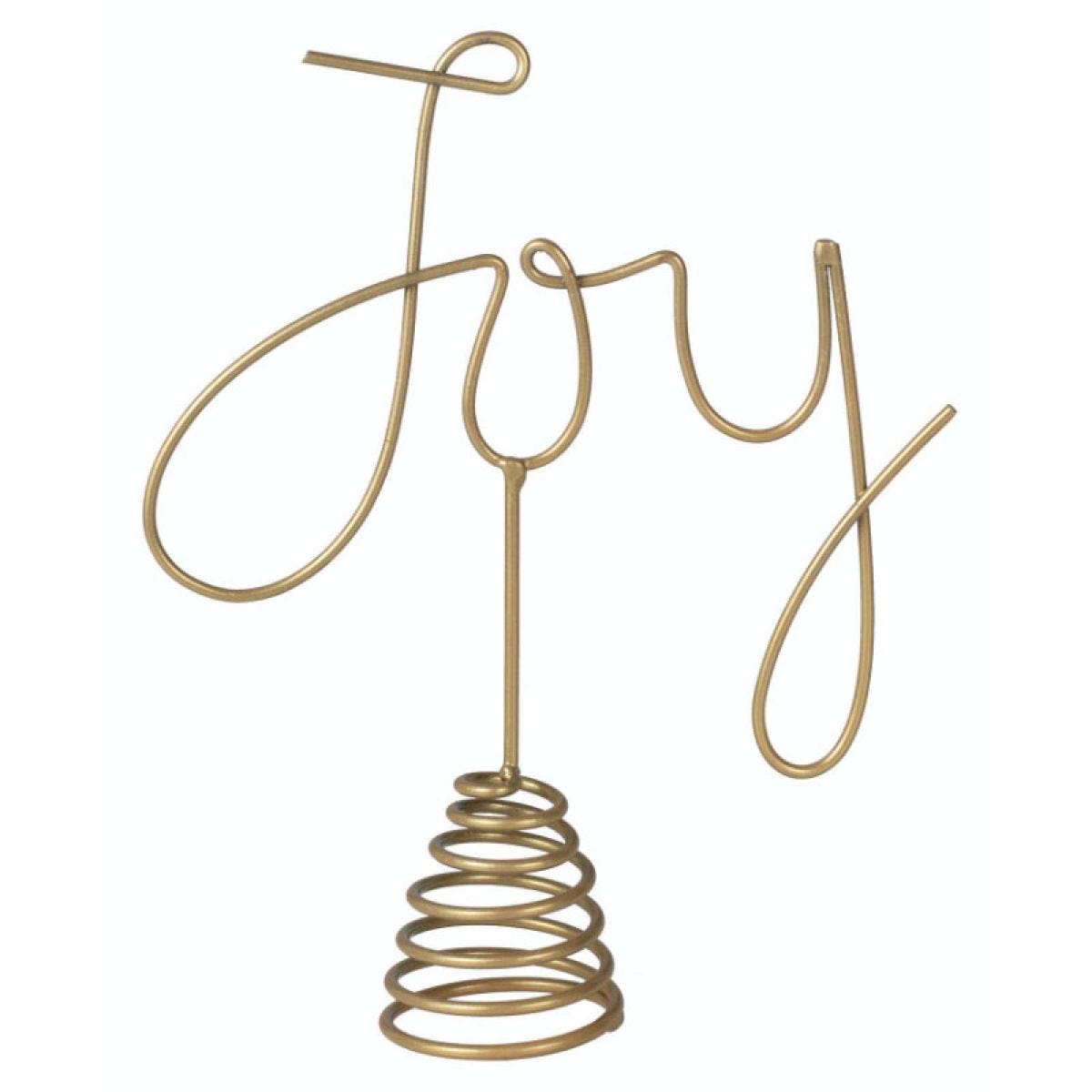 Metal Joy Tree Topper